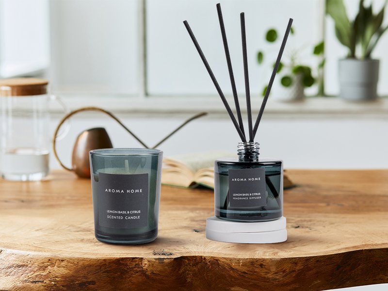 benefits of reed diffusers vs. candles